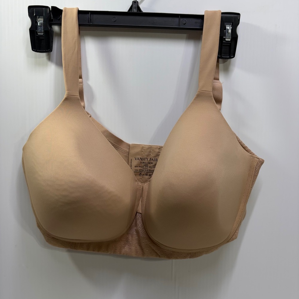 Vanity Fair 71265 Women 38DD Nude Wirefree Full Coverage Smoothing Bra